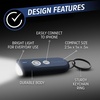image:imageEnergizer Find Me Keychain Light Apple Find My Bluetooth Tracker Black  Find keys fast key finders amp trackers with LED light Apple Find My key chain flashlight ABS plasticBlue
