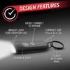 image:imageEnergizer Find Me Keychain Light Apple Find My Bluetooth Tracker Black  Find keys fast key finders amp trackers with LED light Apple Find My key chain flashlight ABS plasticBlack