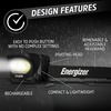 image:imageEnergizer LED Rechargeable Headlamp 2Pack Black LED Headlamp with Red Light Option USB Charging Cables Included BlackBlack